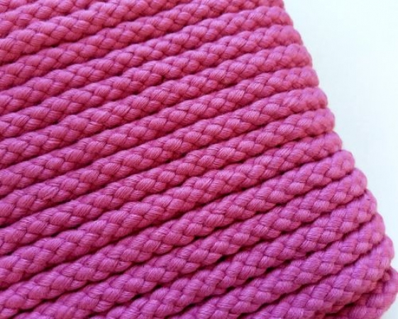 Baumwolle Kordel - 8 mm - pink